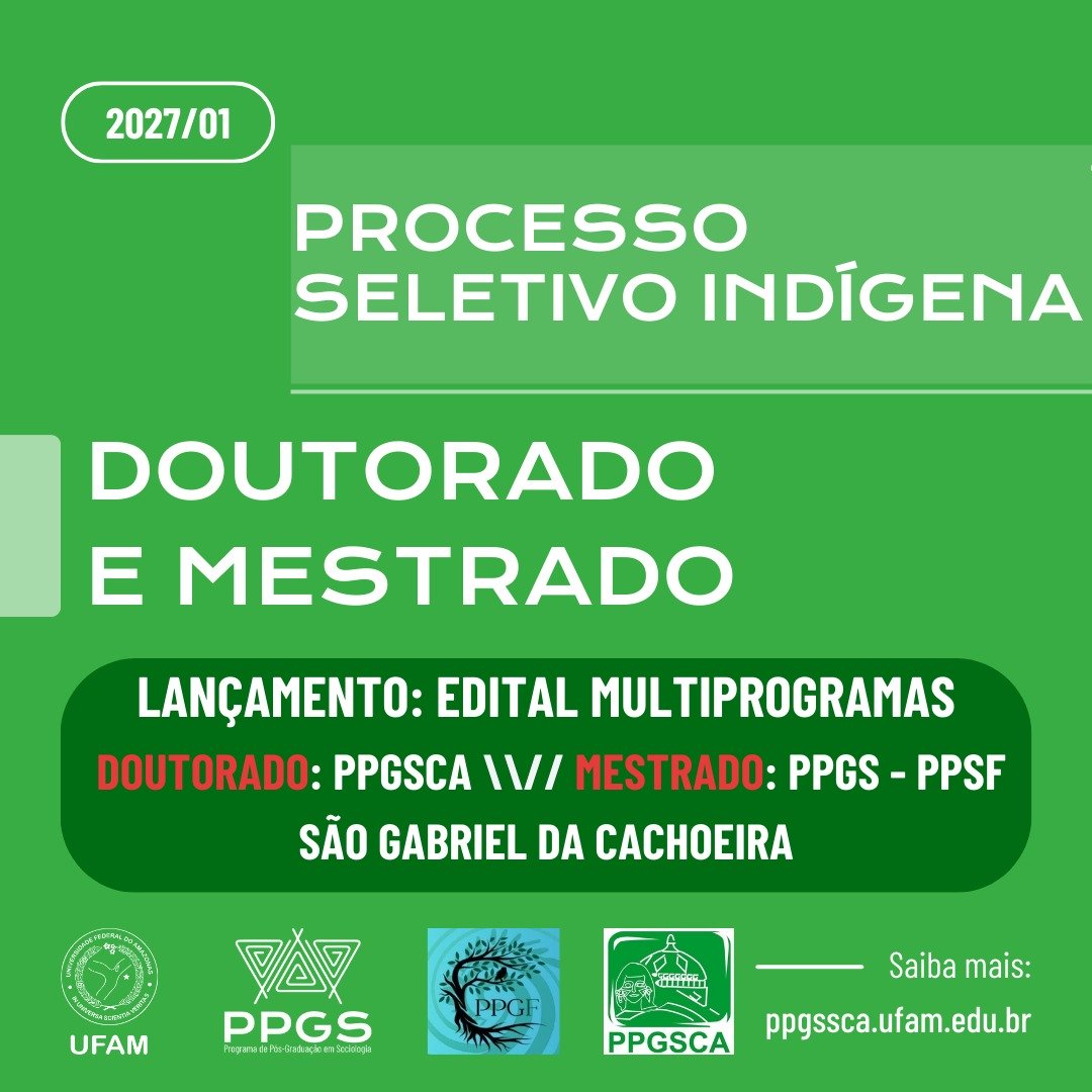 PPGF lança edital de Mestrado voltado exclusivamente para indígenas