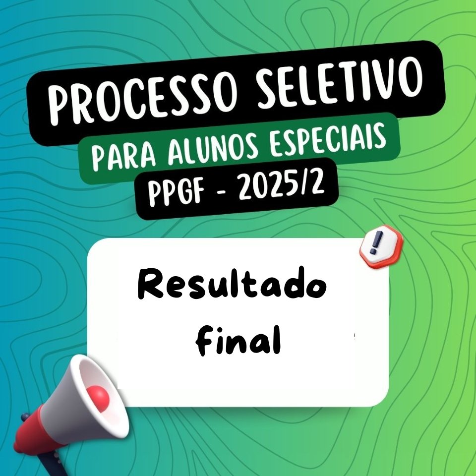 Seleção de Alunos Especiais do Mestrado do PPGF-UFAM